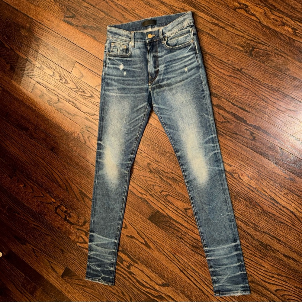 AMIRI Classic Stack Jeans Indigo Denim Sz 30 **RARE** 100% Authentic